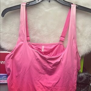 Lands End Bathing Suit Top Pink